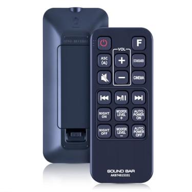 Imagem de AKB74815331 Soundbar controle remoto de substituição para LG Sound Bar SHC4 SH4D SH4 SPH5B-W SPJ4B-W SJ3 SJ4