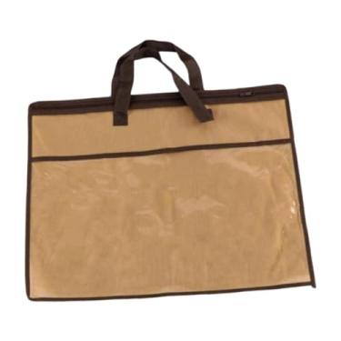 Imagem de YWJLQH Organizador de armário, cobertor, economizador de espaço, edredom, bolsa de armazenamento, organizador de roupas para lençóis, roupas, edredom, colcha, 35x35cm