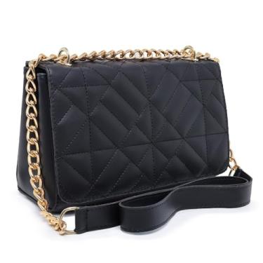 Imagem de Bolsa Feminina Transversal E Lateral De Ombro (Preto,Pequena 21cm)