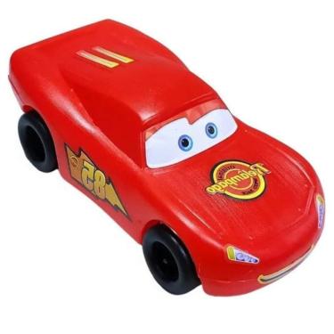 Imagem de Carro Relâmpago Cars Mcqueen Plástico Tamanho Grande - Carrinho Macqueen Carros Vermelho Grande Menino - Plástico PANAMI