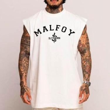 Imagem de Camiseta Regata Algodão Machão Oversized Abstract Geek Malfoy Arte-Unissex