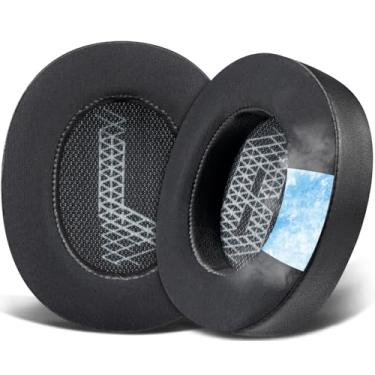 Imagem de SOULWIT Almofadas De Substituição Com Gel Refrescante Para Fones Ouvido Sem Fio Jbl Live 500Bt/Live 500Bt, Auriculares Espuma Isolamento Ruído - Preto
