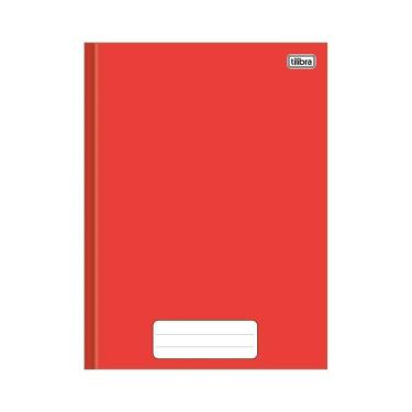 Imagem de Caderno Brochura Vermelho 80 Folhas Grande - Tilibra
