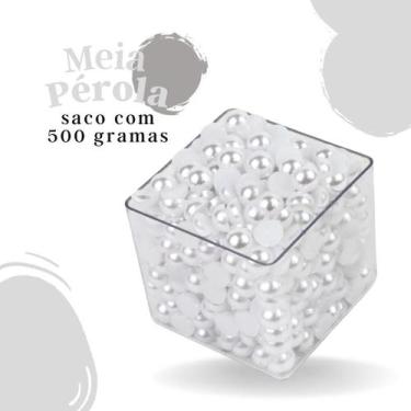 Imagem de Meia Pérola Branca - 05 Mm Pacote Com 500 Gramas - Nybc