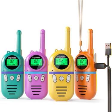 Imagem de Walkie Talkies Inspireyes recarregáveis para crianças de 3 a 12 anos 4