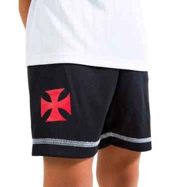 Imagem de Calcao Vasco Taca 00200693502 - Preto/Vermelho 10A