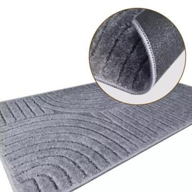 Imagem de 2 Tapete Banheiro Antiderrapante Grande 50X100 Js Sd M52 - IDEALIZA, M