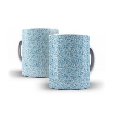 Imagem de Xícara Branca Porcelana Decorada 325ml + Caixinha - RYLLO, Agua 03