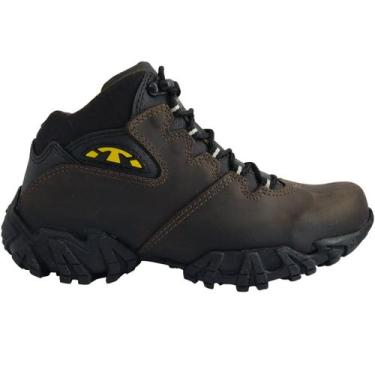 Imagem de Coturno Esportivo Adventure Masculino Couro Bull Terrier Bruce, Burnet