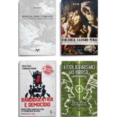 Imagem de KIT 4 LIVROS Diego Pessi Berços não túmulos + Violência, Laxismo Penal