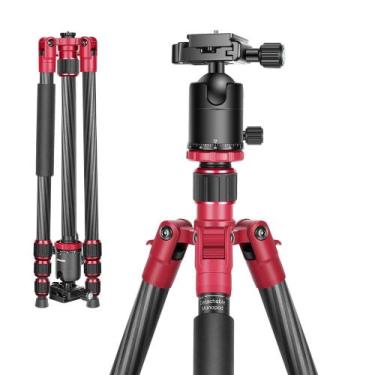 Imagem de Tripé Fibra de Carbono KingJoy C1229B Cabeça Ball Head 10kg