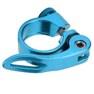 Imagem de SUNGOOYUE 28,6 Mm de Algemas Vazias para Grampos de Assento de Bicicleta Leve, Carros de Rua ou Rodas de Equipamentos Sólidos Com Luz de Superfície Com Assentos de Liga de Alumínio (Azul)