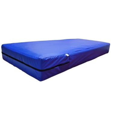 Imagem de capa para colchão Solteiro impermeável com zíper direto da fabrica - L