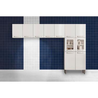 Imagem de Cozinha Modulada Bertolini Evidence 3 Peças (2Aéreos+1Paneleiro) CPT65 Branco-Bertolini