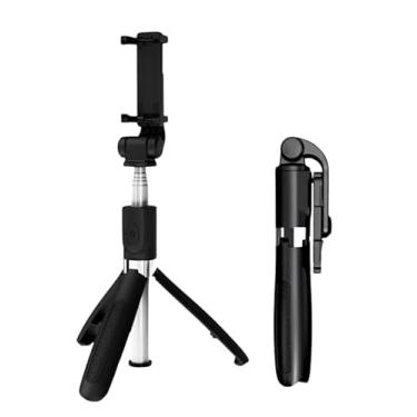 Imagem de Tripé Mini Para Celular 360º Dobrável Pau De Selfie Bluetooth Controle Remoto 3 em 1 Celular Câmera Selfie stick