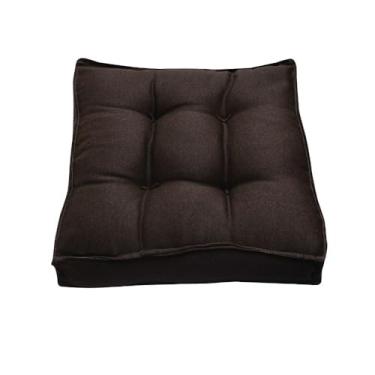 Imagem de Kit 2 Futon 45x45 Almofada Assento Turco Colorido(Jeans Cafe)