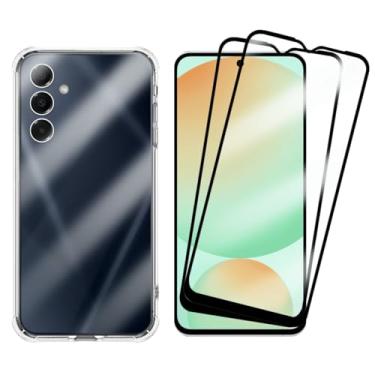 Imagem de Kit 2 Películas Para S24 FE + Capa Capinha Compatível Samsung Galaxy Vidro 3d Anti Impacto