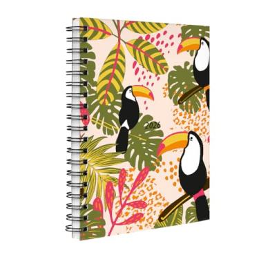 Imagem de Agenda 2026 Planner Semanal Tropical Tucano Rosa