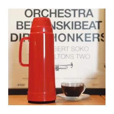 Imagem de Garrafa térmica 1 Litro água café chá Mor 24 Horas Quente Garantido Diversas Cores (Vermelho)