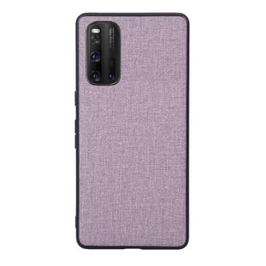 Imagem de Capas Compatível com VIVO iQOO Z1(5G),Design de padrão de tela,Pproteção completa de 360°,Pplástico macio,Proteção contra queda-Purple