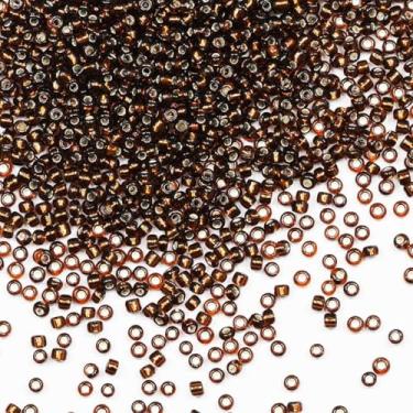 Imagem de Grânulos de sementes a granel de 2 mm para fabricação de joias 200 gramas cerca de 18880 peças, artesanato de vidro 12/0 para fazer brincos, pulseiras, pingentes, joias de cintura, faça você mesmo à