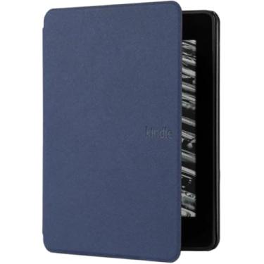 Imagem de Capa Kindle Colorsoft Diversas Cores com Alça + Película Tela 7 2025 (Azul Marinho)