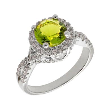 Imagem de Anel feminino Elegant Confetti Juliet banhado a ouro 18k tamanho 8