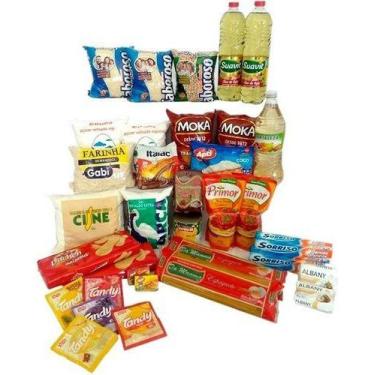 Imagem de Cesta Básica Ideal Para Doação Com 33 Itens - Higipack