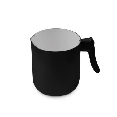 Imagem de Fervedor Hercules Antiaderente Ceramica Soft Touch Preto 14x11cm