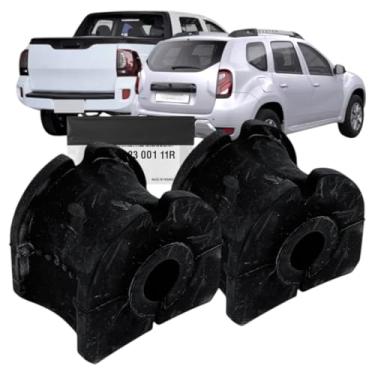Imagem de Par Bucha Estabilizadora Traseira Compatível com Duster 4x4 Oroch Original 562300111R – Suspensão Traseira