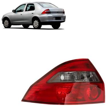 Imagem de Lanterna Traseira Prisma 2006 a 2012 Bicolor Liso Acrílico - Automotiv