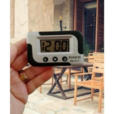 Imagem de Mini Relógio Digital Mesa Painel Para Carro Multiuso - Mini Relógio De