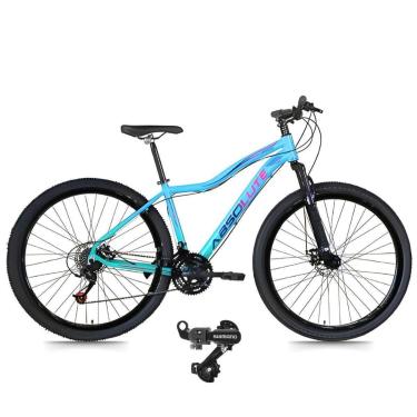 Imagem de Bicicleta Feminina Aluminio Hera 24v Aro 29 Absolute Shimano  Cambio Traseiro Suspensão 80mm-Feminino