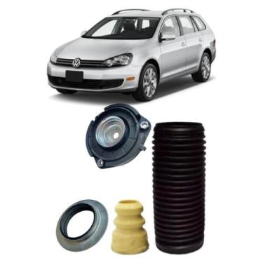 Imagem de Kit Coxim Batente Amortecedor Dianteiro Jetta Variant 12/... - Solupe 