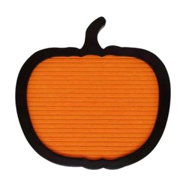 Imagem de MotiveTech Quadro de Letras em Formato de Abóbora, Quadro de Mensagens, Quadro de Letras para Presentes de Halloween, Lembrancinhas de Festa, Decoração de Escrit, Laranja, Tamanho real