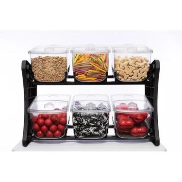 Imagem de Display 3X2 Dispenser Balcão Pdv Durabox 6 Un 10,5 L Cada