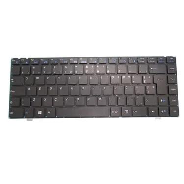 Imagem de Teclado de laptop Para CCE T345 T745 64110018802 DOK-V6365A Brasil BR Sem Moldura