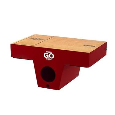 Imagem de Cajon de Colo com Bongo Acoplado Híbrido 2 em 1 Encaixe Para Correia Profissional Com Captação Plug and Play CAJONGO FCGO26 VINHO