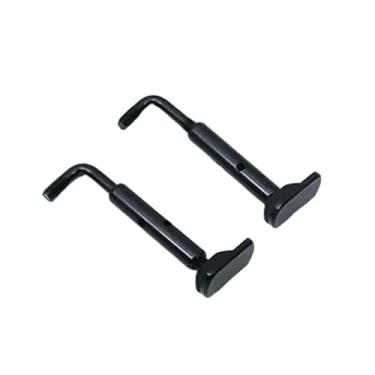 Imagem de MotiveTech Conjunto de 2 Parafusos de Fixação para Apoio de Queixo de Violino para Peças de Liga de Tamanho 4/4, Preto