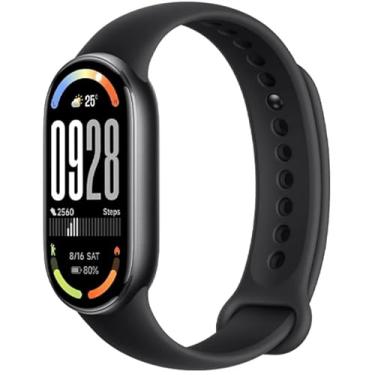 Imagem de Relógio Mi Band 10 smart-band 10 (GLOBAL ATUALIZADO) Pulseira Inteligente, Tela AMOLEDD 1,72, Relógio inteligente, Fitness, Pulseira Impermeável, 150 Modos Esportivos (PRETO)
