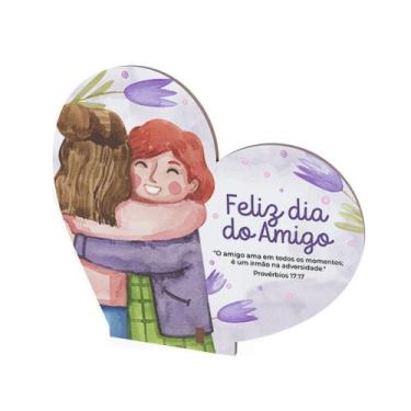 Imagem de Lembrancinhas MDF Premium: Kit com 15 Unidades para o Dia do Amigo - D