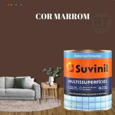 Imagem de Tinta Epóxi Suvinil Multissuperfícies Antimofo Base Água Cor Marrom La