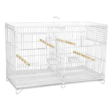 Imagem de Gaiola Criadeira Para Curió Com Passadores Laterais Quatiguá - Gaiolas