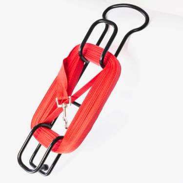 Imagem de Cabide de trelas longas para cães e suporte de coleira de treinamento e suporte de guia extralonga para extensão, organizador de armazenamento de linha de filhotes de até 30 metros, ótimo para brincar