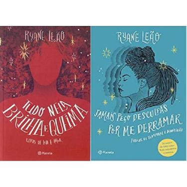Imagem de Kit 2 Livros Ryane Leão Tudo Nela Brilha E Queima + Jamais - Planeta