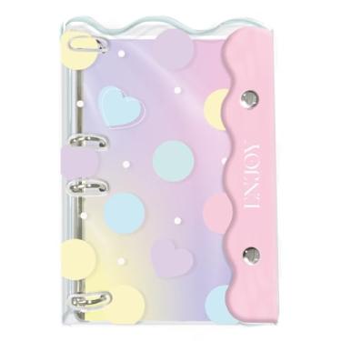 Imagem de DAC - Fichário Colegial PVC Cristal com 192 folhas Fechamento em Botão - Enjoy