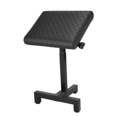 Imagem de Apoio de braço de tatuagem com sistema hidráulico suporte de perna de braço de tatuagem resistente almofada de esponja macia altura ajustável e inclinação para estúdio de tatuagem (painel de grade)