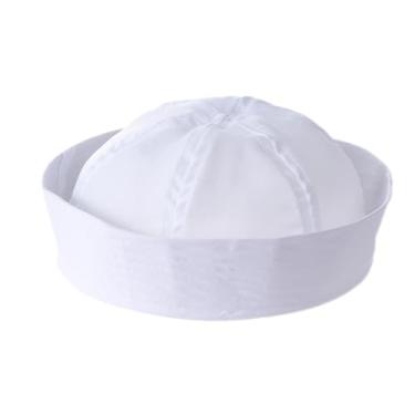 Imagem de Rthjsfj Chapéu de marinheiro branco, boné de capitão de Halloween, boné de iate para homens e mulheres, acessório de fantasia