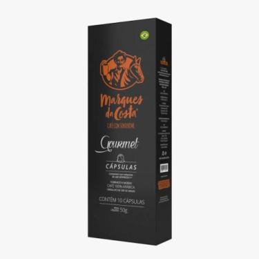 Imagem de Café Capsulas Marques da Costa 10 Unidades Prático e Gourmet