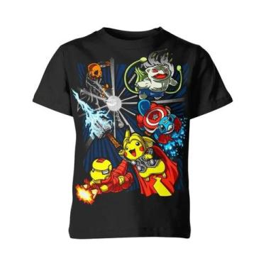 Imagem de Camiseta 3D De Pokémon Para Homens E Mulheres, Fantasia De Verão, Esti